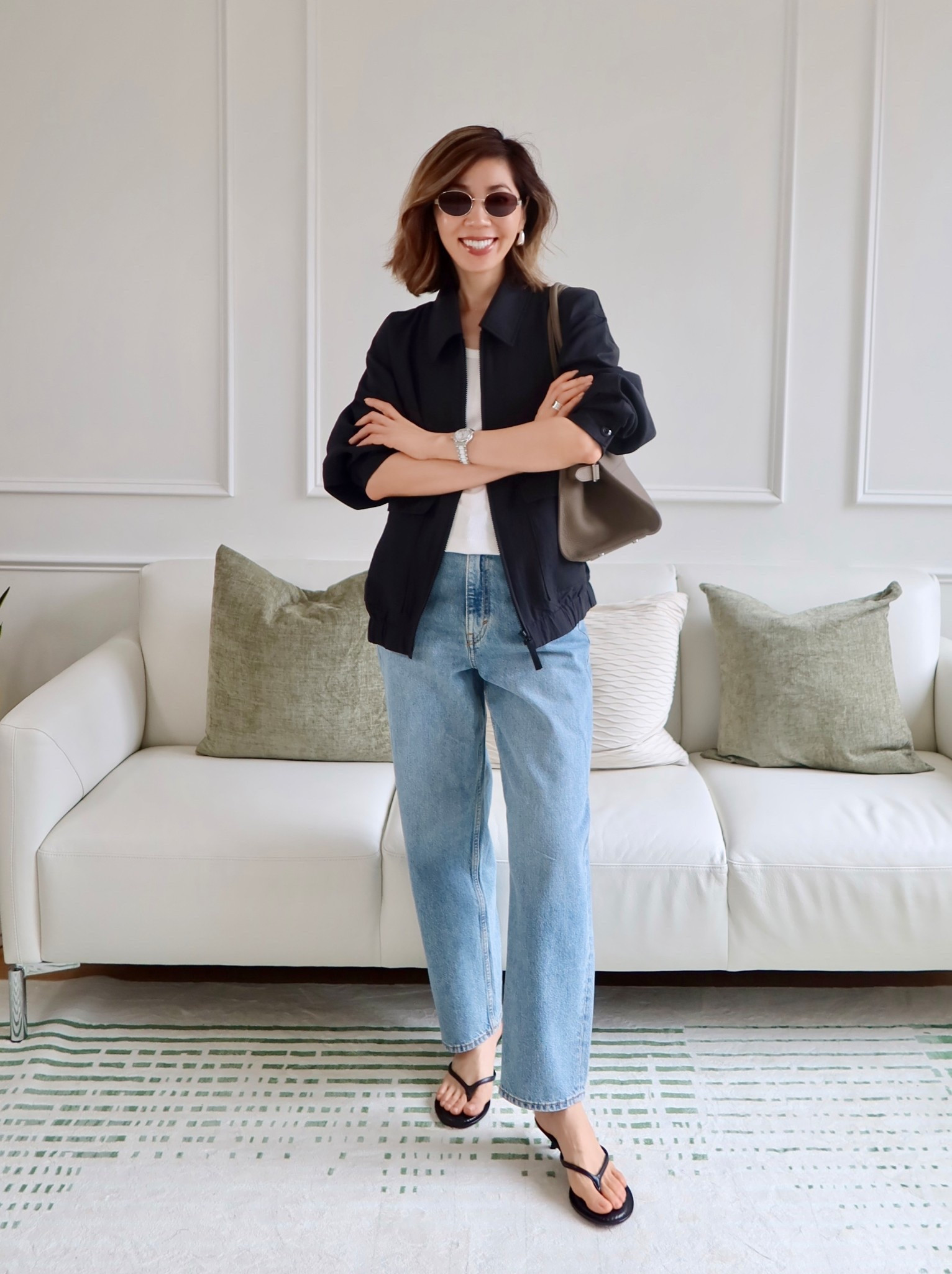 Love the jeans 👖 from COS  

#LTKSeasonal #LTKOver40 #LTKootd