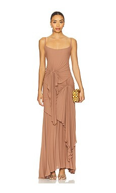 Georgia Hardinge The Torrent Floorlength Dress in Brown from Revolve.com | Revolve Clothing (Global)