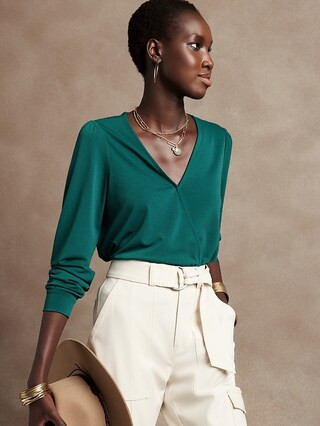 Wrap Top | Banana Republic Factory