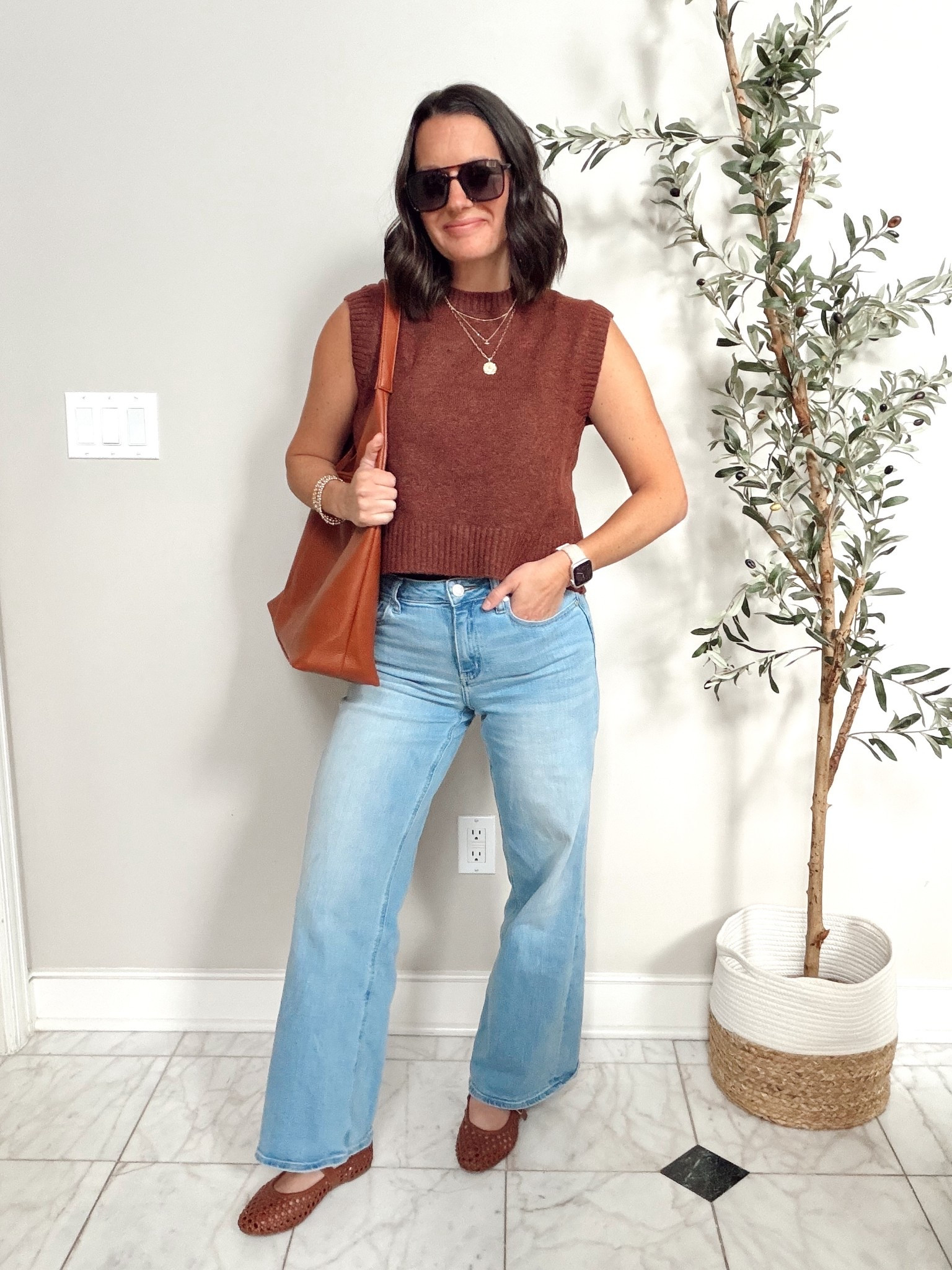 Mom outfit idea! Jeans run true to size, sweater vest runs true to size!



#LTKootd #LTKmomlife #LTKOver40