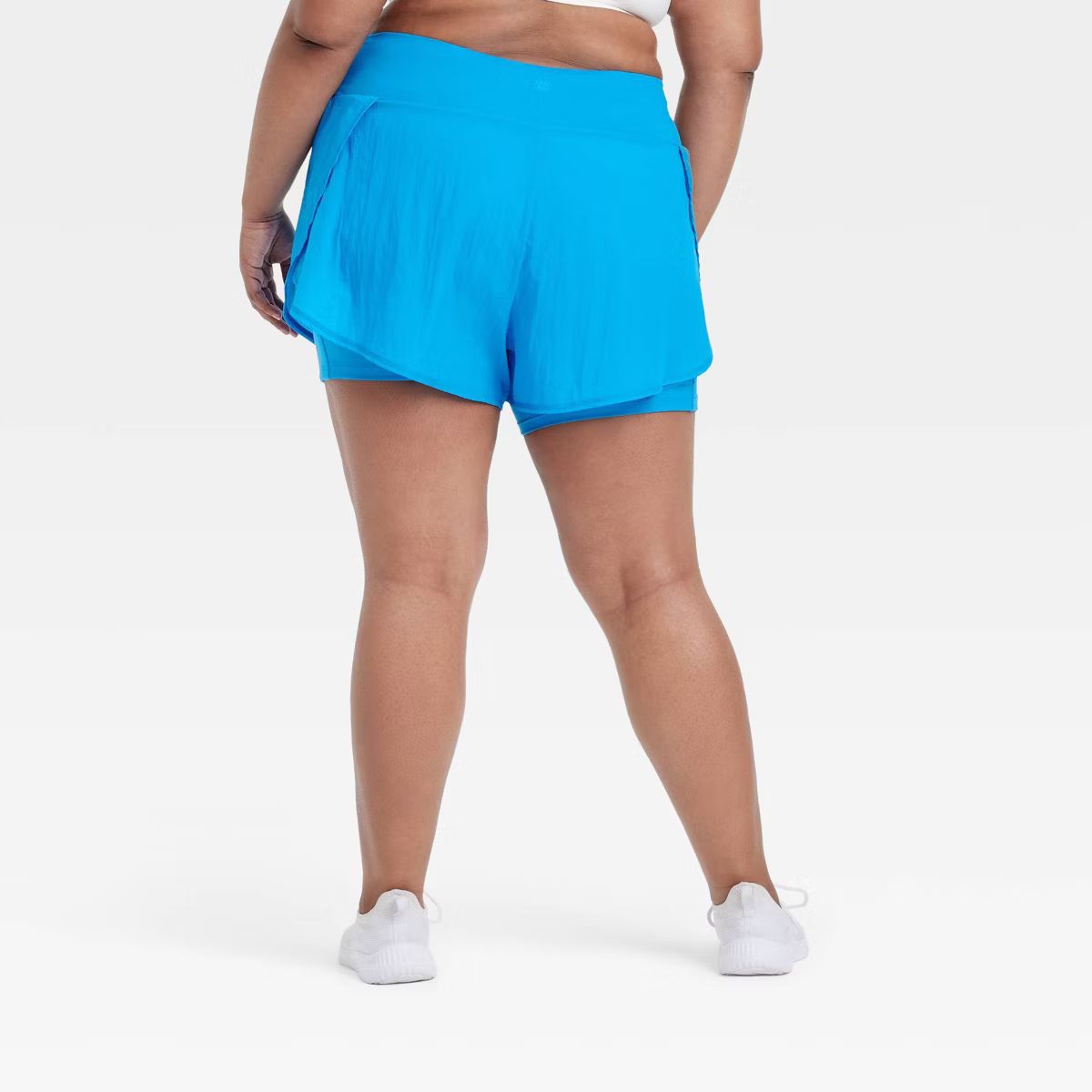 Women's Woven High-Rise 2-in-1 Run Shorts 3" - All In Motion™ | Target