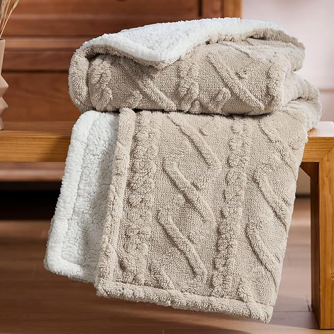 Bedsure Sherpa Throw Blanket for Couch Sofa - Fuzzy Soft Cozy Blanket for Bed, Fleece Thick Warm ... | Amazon (CA)