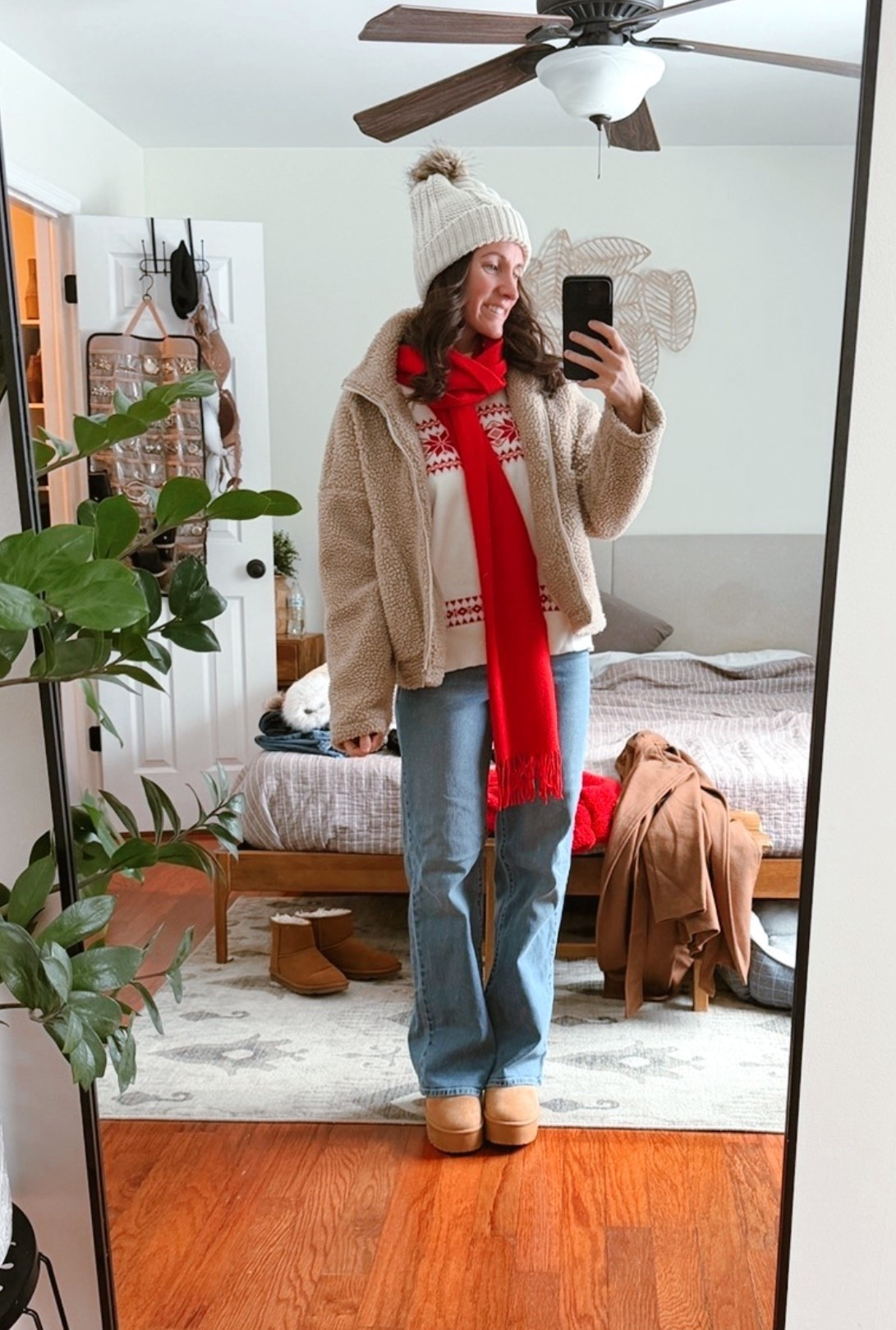 The perfect Christmas tree farm outfit 🎄
all linked below ⬇️ 


#walmart #walmartjeans #jeans #straightlegjeans #uggs #platformboots #tedscarf #scarf #christmastreefarmoutfit #winteroutfit #christmasoutfit #sherpa #sherpajacket #christmassweater #skisweater #apresski #beanie #winterhat #walmart #shein #amazon

#LTKGiftGuide #LTKHoliday #LTKootd