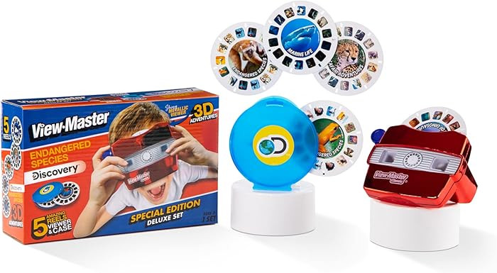 View Master Classic with Discovery Kids Reels - Metallic Viewfinder with 5 Reels Included - STEM,... | Amazon (US)