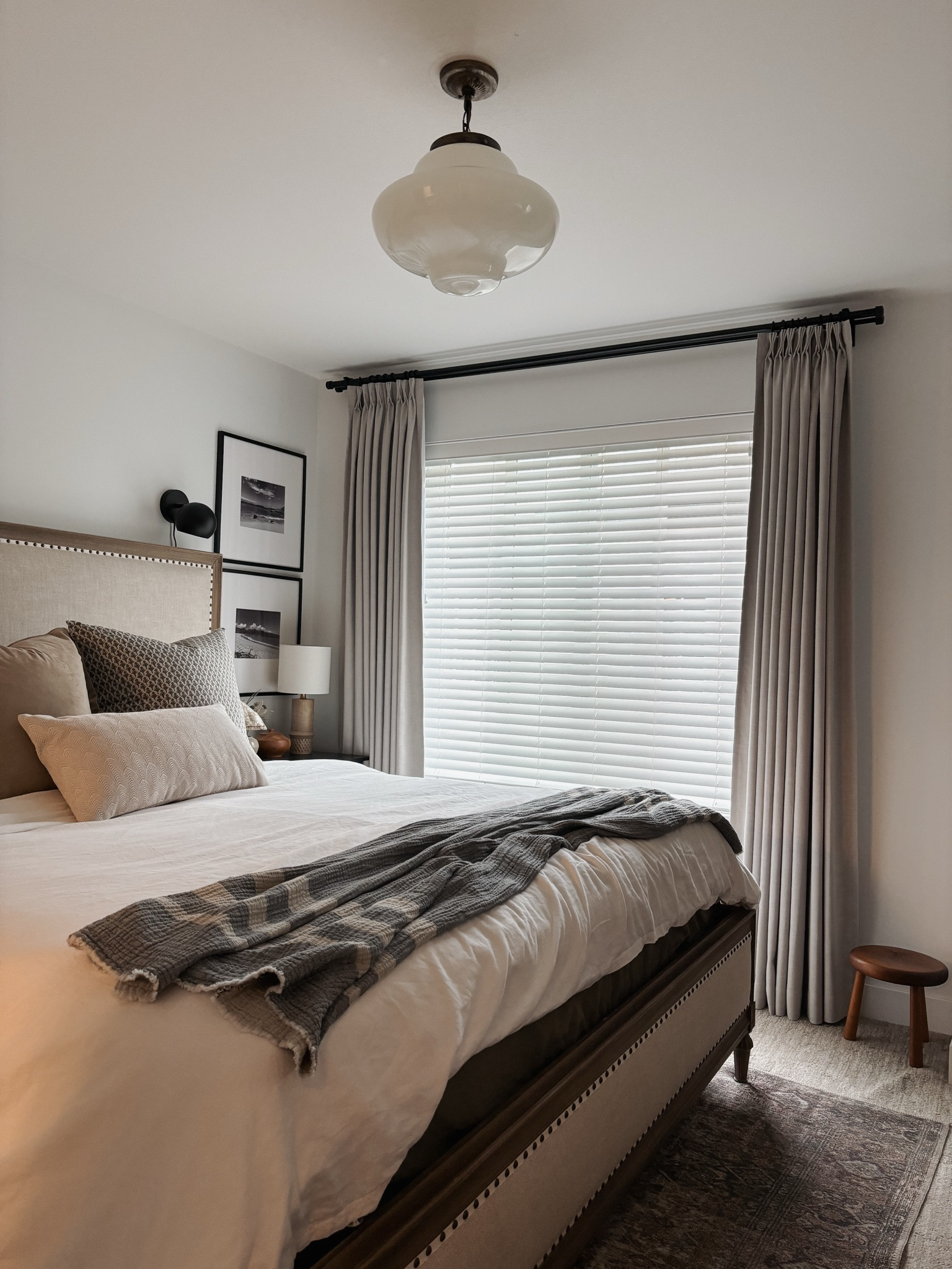 Sale alert! I love the look of high-end custom curtains, but the price tag… not so much. This is how I make my curtains look expensive, on a budget. 👍🏻 I got mine from Two Pages - this is the Isabella Collection in silver birch. You want to opt for the memory trained ones, which will give you the gorgeous vertical rows. I also got the blackout style with a triple pinch pleat (the “ruffles” at the top of the curtains). These look so great as bedroom curtains, but they would also be amazing as living room or home office curtains.

#LTKCyberWeek #LTKHome #LTKSaleAlert