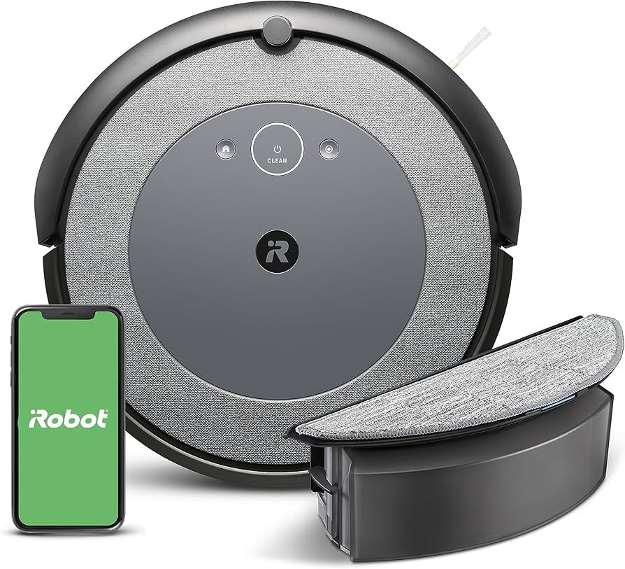 iRobot Roomba Combo i5 Robot Vacuum & Mop - Clean by Room with Smart Mapping, Works with Alexa, P... | Amazon (US)