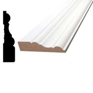 Alexandria Moulding 11/16 in. x 3 in. x 96 in. Primed MDF Casing Moulding 90411-96192C - The Home... | The Home Depot