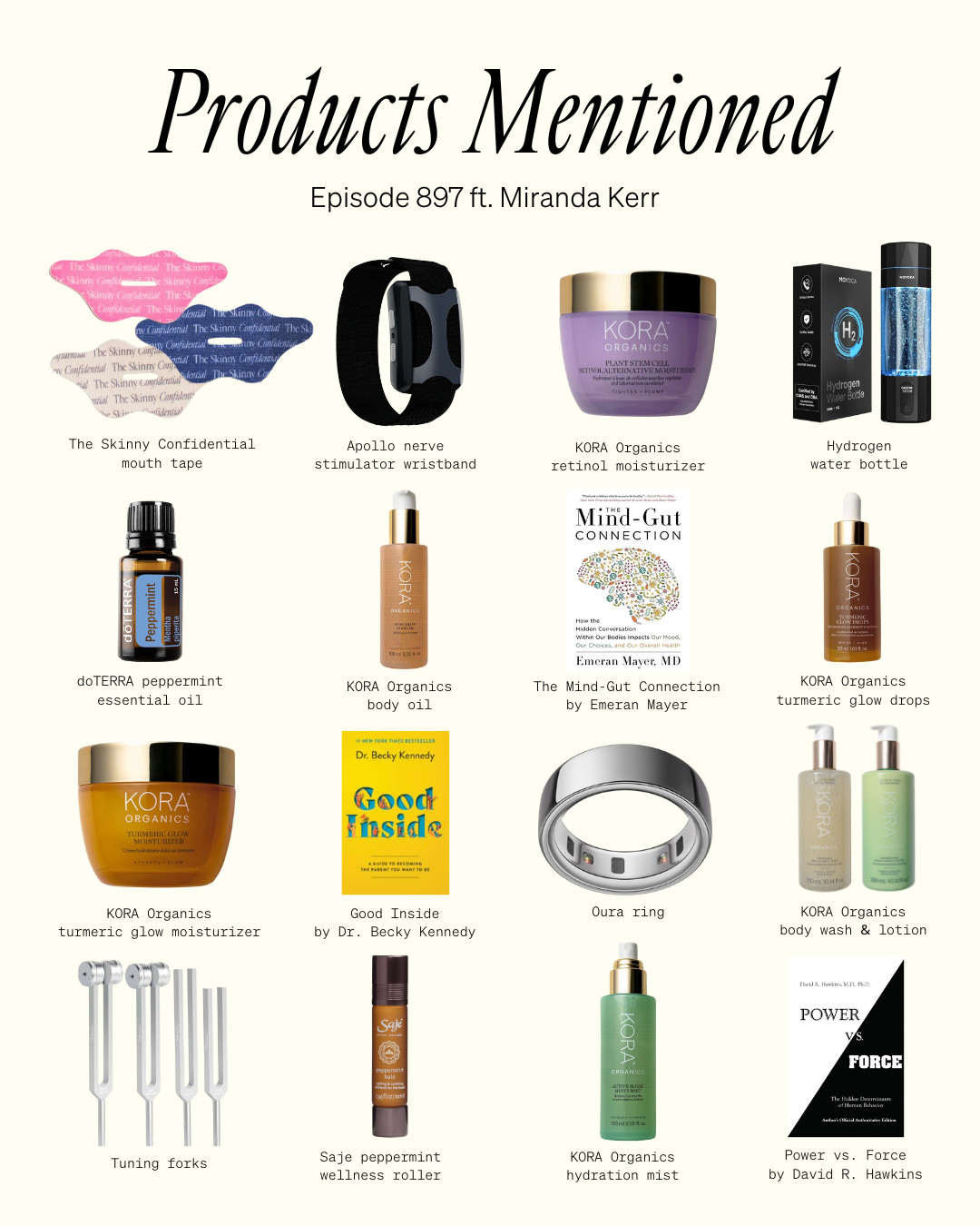 TSC HIM & HER PODCAST: Miranda Kerr On Wellness & Beauty Rituals, Health Non-Negotiables, & How To Stay Present & Grounded 

 