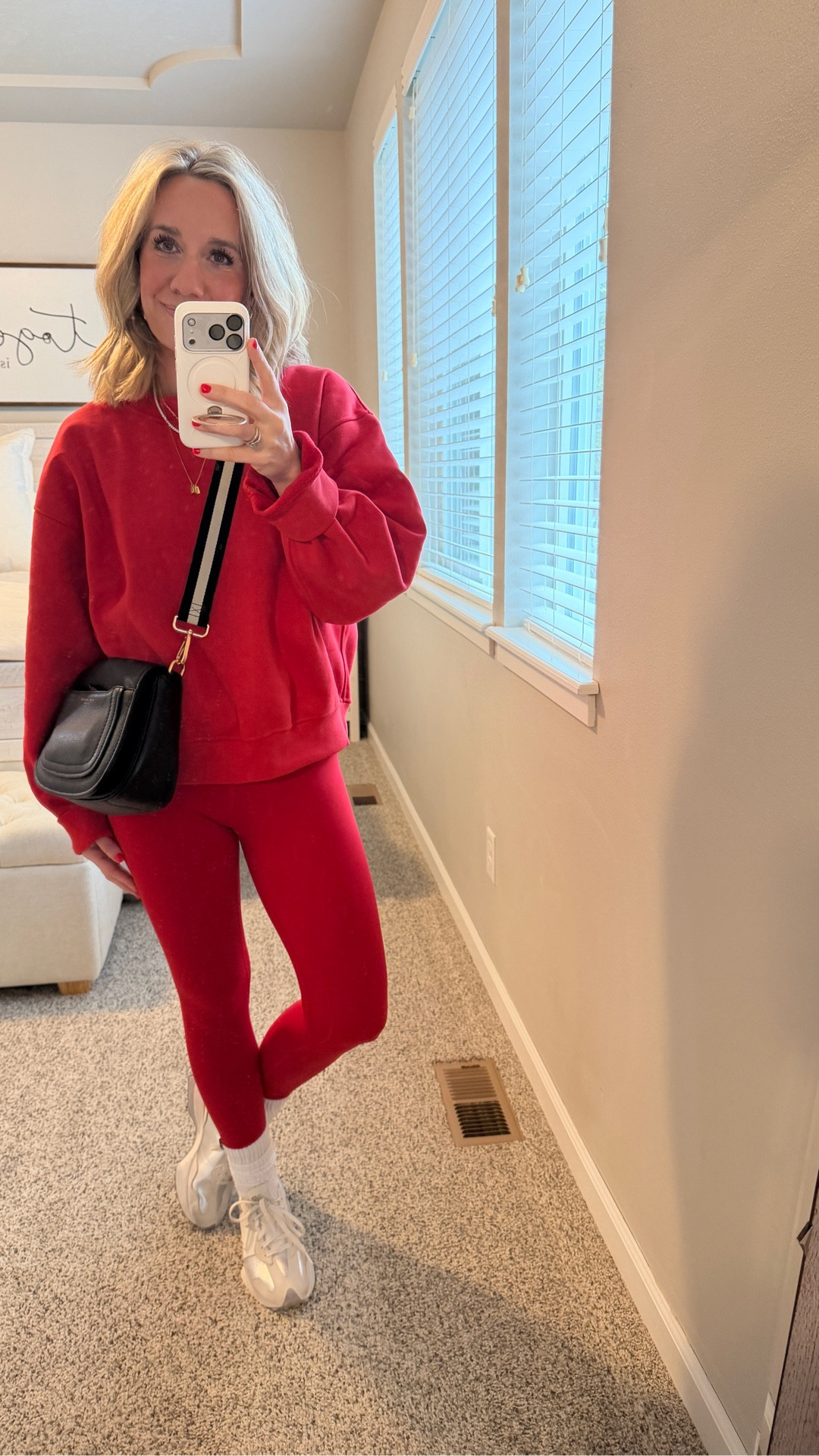 @lululemon this red is a dream!! Athleisure girl at heart and this color and set has my whole heart! ❤️ 

#LTKgrwm #LTKootd #LTKActive