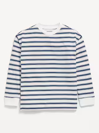 Printed Oversized Long-Sleeve T-Shirt for Boys | Old Navy (US)