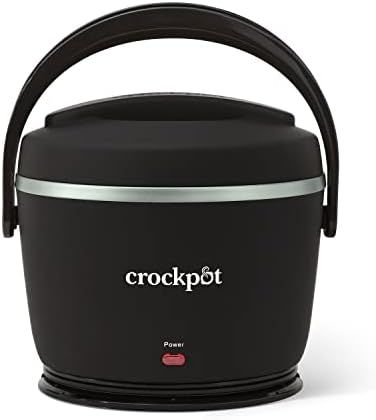 Crockpot Electric Lunch Box, Portable Food Warmer for On-the-Go, 20-Ounce, Black Licorice | Amazon (US)