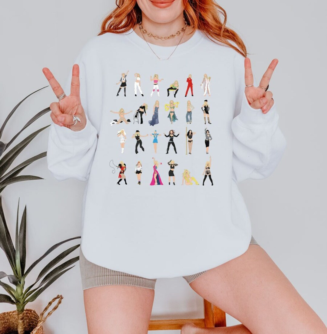 Britney Spears Illustrated Unisex Sweatshirt freebritney Godney Britney Fan Gift Music Pop Art - ... | Etsy (US)