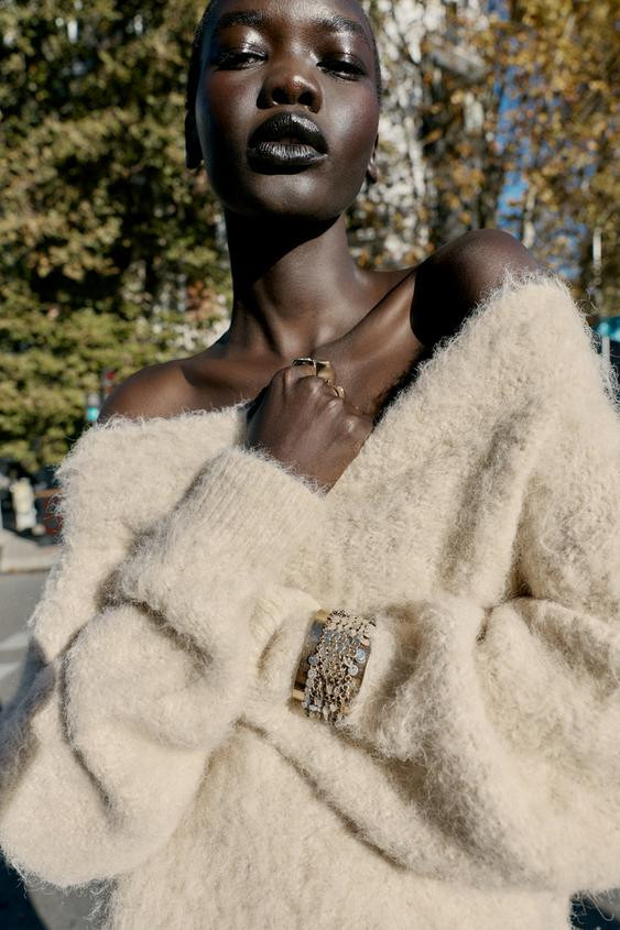 COMBINATION SEQUIN RIGID BRACELET | Zara US