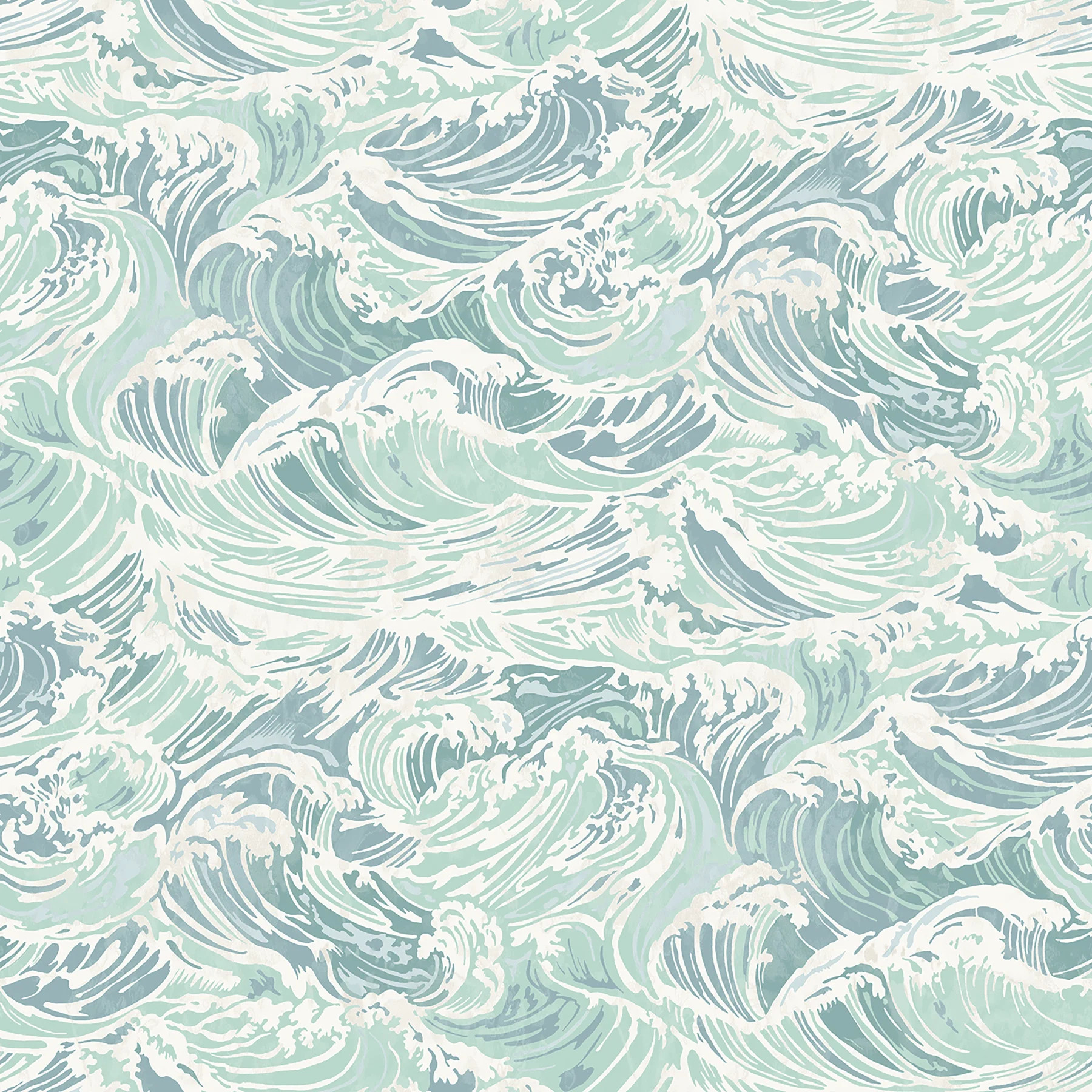 Crashing Waves Peel and Stick Wallpaper | WallPops | WallPops