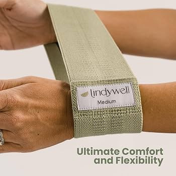 Lindywell Resistance Bands - Set of 3 Color Coded Resistance Level Fabric Booty Bands for Women (... | Amazon (US)