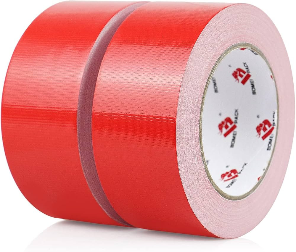 2 Pack Red Duct Tape Heavy Duty,9 Mil Thickness,2 Inches x 30 Yards,Strong Industrial Strength,Fl... | Amazon (US)