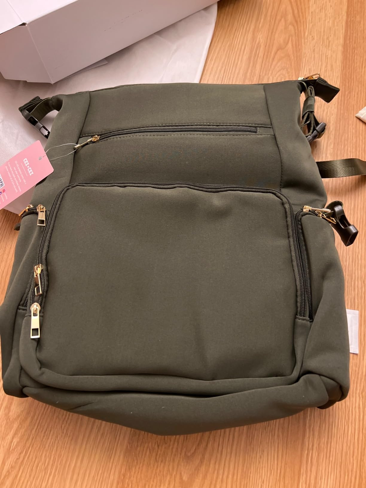 CEI-CEI Neoprene Diaper Bag Backpack with Changing Pad, Large Newborn Baby Maternity Bags Travel ... | Amazon (US)