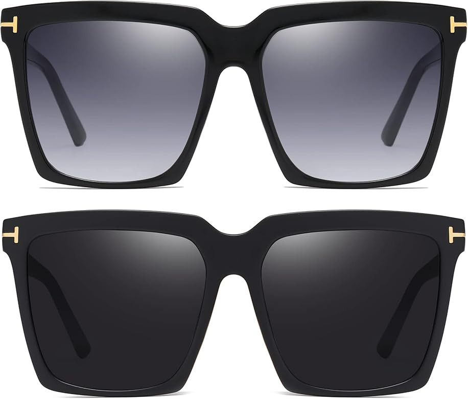 Oversized Square Sunglasses  | Amazon (US)