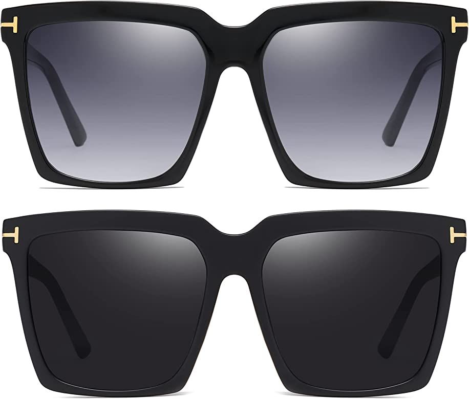 Oversized Square Sunglasses  | Amazon (US)