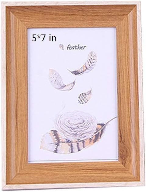 DSFGHB 5x7 inch Picture Frame,Made of Solid Wood Plexiglass,Display 13x18 cmDesktop office Decora... | Amazon (US)