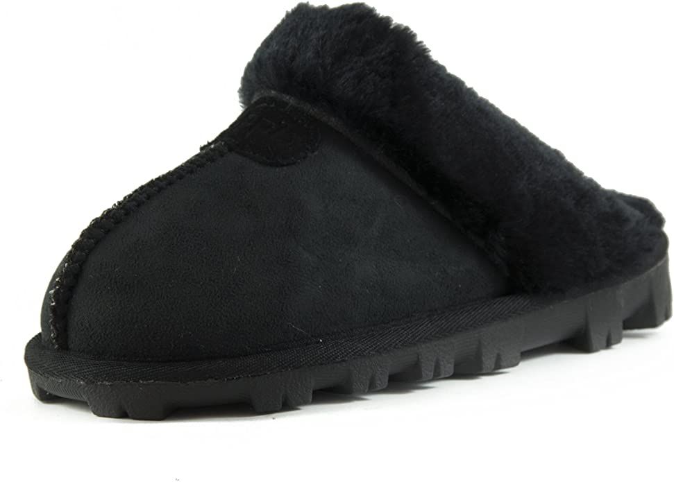 CLPP'LI Womens Slip on Faux Fur Warm Winter Mules Fluffy Suede Comfy Slippers | Amazon (US)