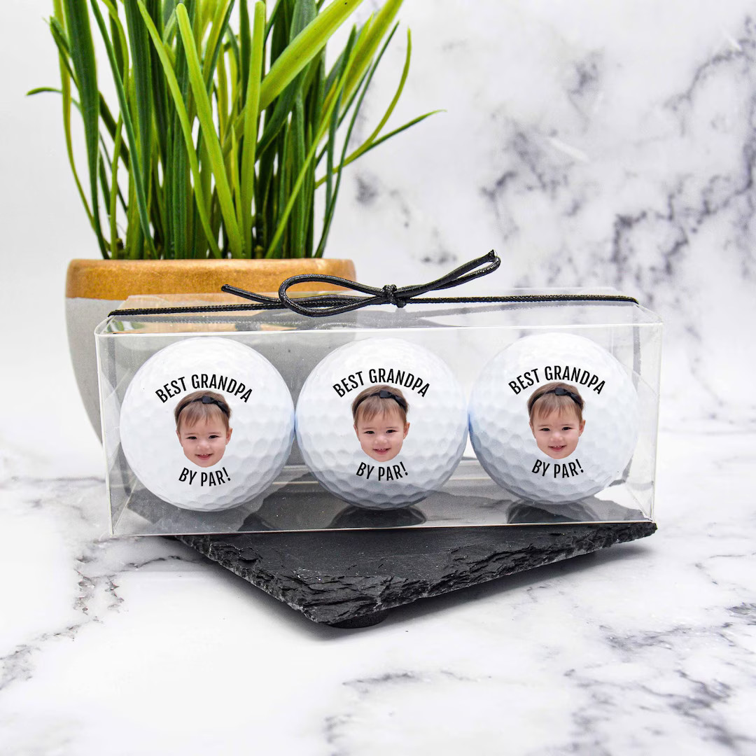 Best Grandpa by Par, Custom Golf Balls, Grandpa Golf Ball, Personalized Golf Balls, Fathers Day G... | Etsy (US)