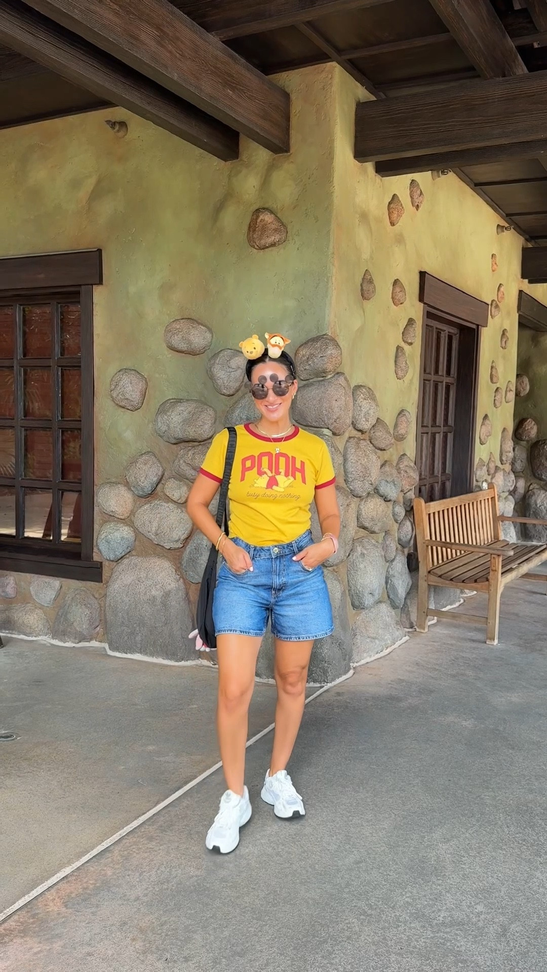 Cool Disney outfit 
Disney outfit 
Target Disney outfit 
Target Pooh shirt 
Disney mom
Animal kingdom outfit 