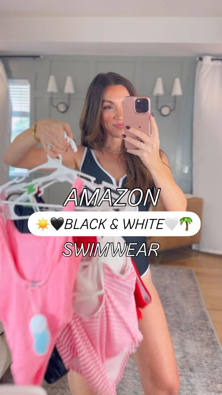 Amazon black and white swimwear that looks SOOOO CHIC!! Amazon fashion, swim, vacation, resort.

#LTKSwim #LTKWatchNow #LTKStyleTip