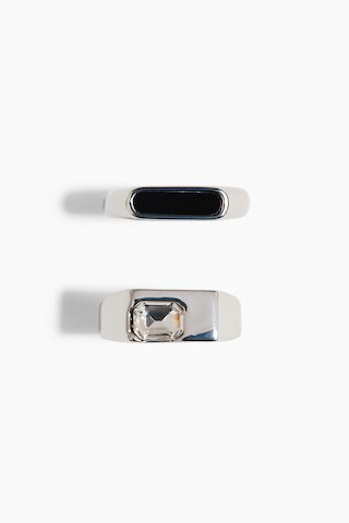 H & M - 2-Pack Rings - Silver | H&M (US + CA)