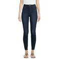 Time and Tru Women's High Rise Skinny Jeans, 29" Inseam for Regular, Sizes 2-20 | Walmart (US)