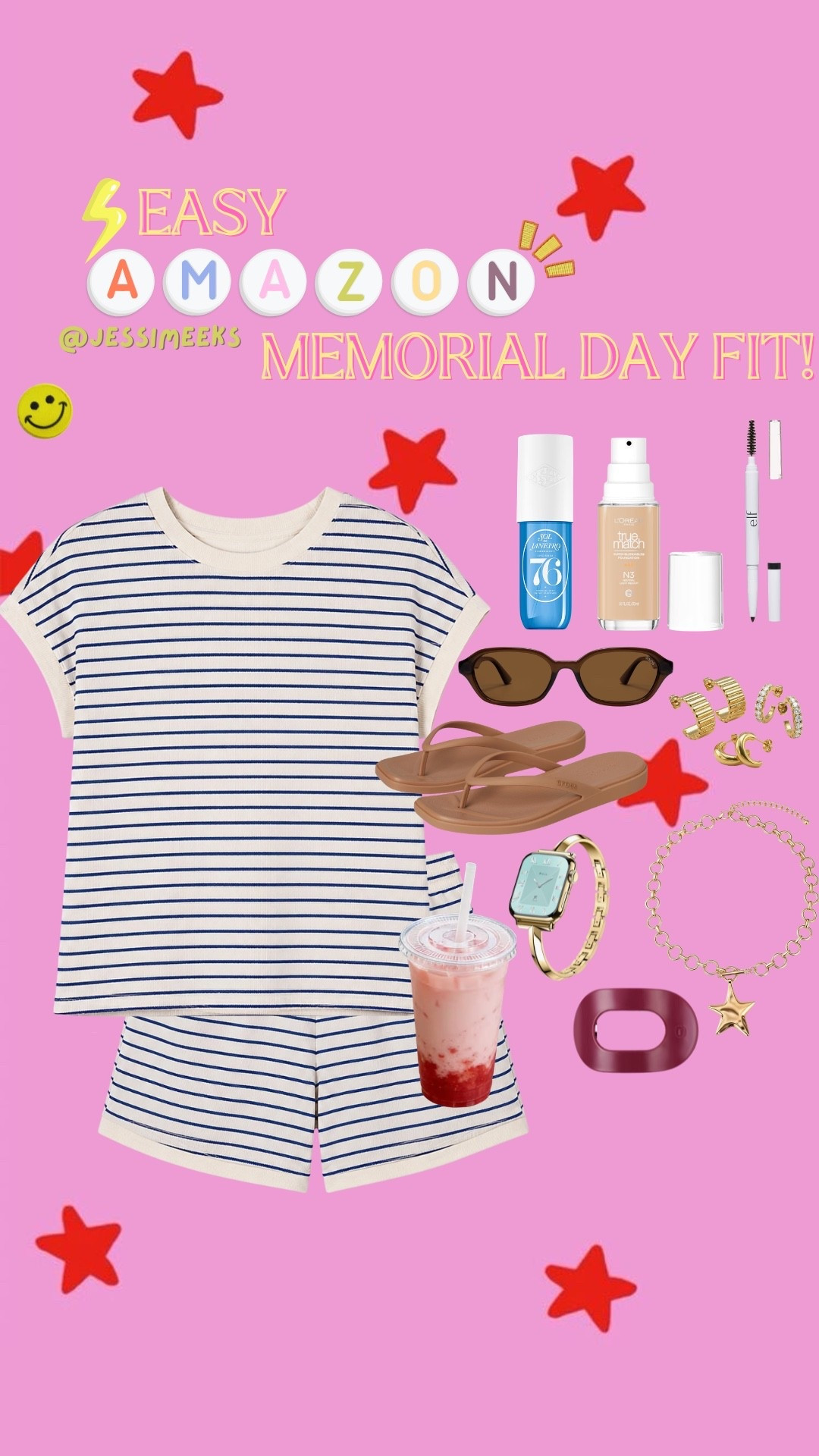 love this set from Amazon!!! easy to throw on to celebrate Memorial Day ✨

#LTKootd #LTKBeauty #LTKSaleAlert