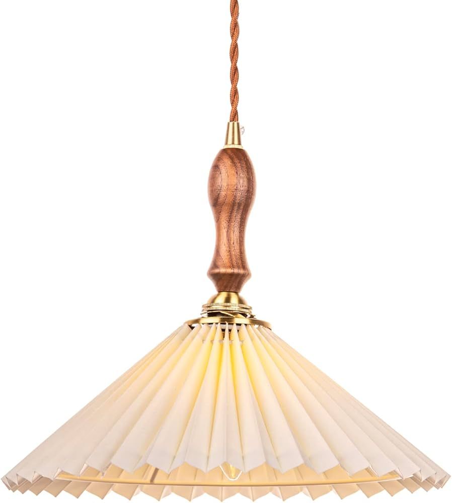 Chandelier Pendant Lamp Industrial Pendant Light Fixtures, Wood Vintage Hanging Light for Kitchen... | Amazon (US)