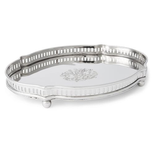 Hender Serving Tray, Silver | One Kings Lane