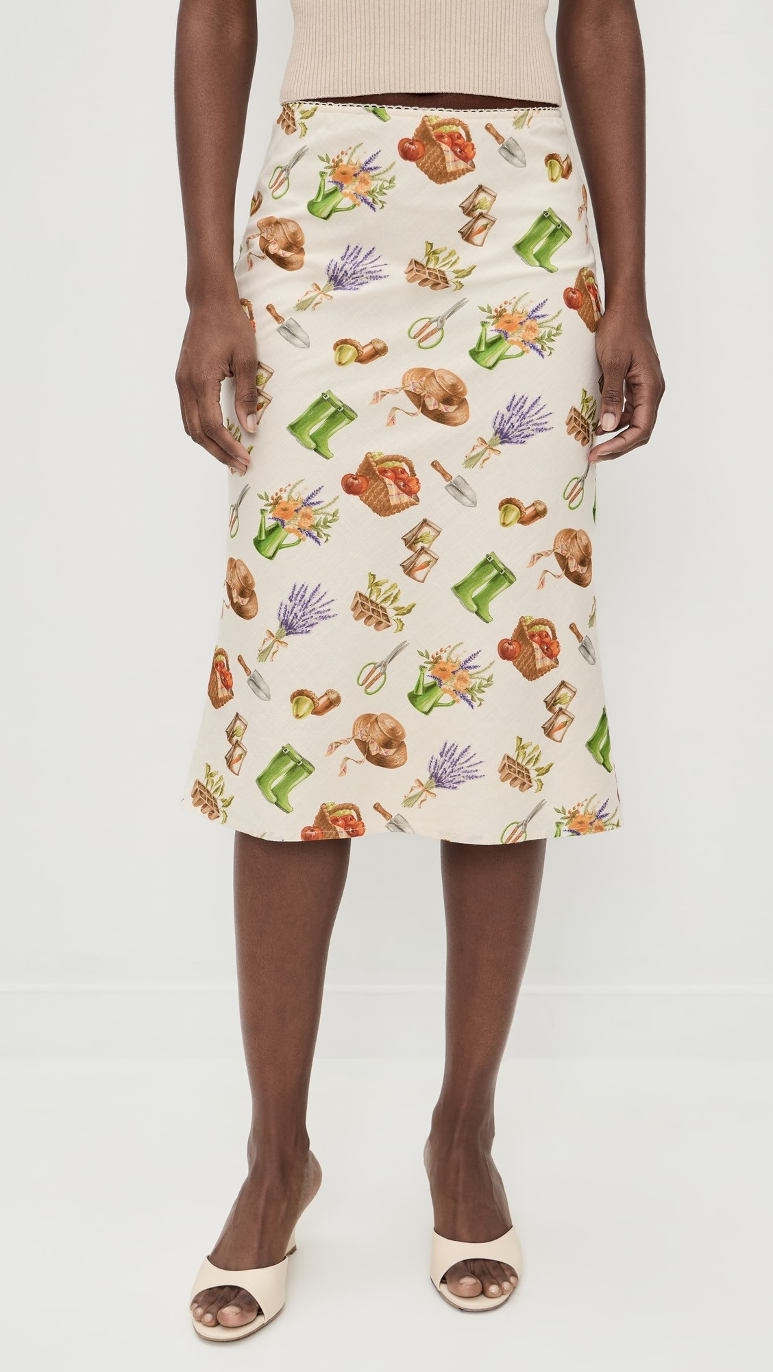 Printed Midi Skirt | Shopbop
