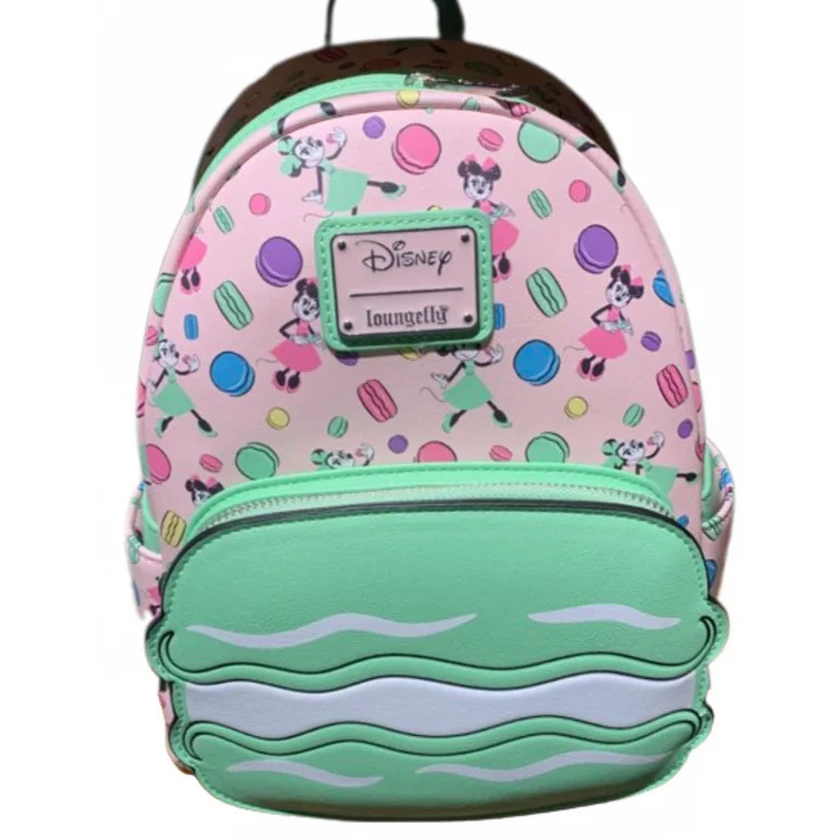 Disney Parks Epcot France Minnie Mouse Macarons Loungefly Backpack New with Tag | Walmart (US)