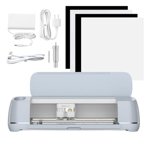 Cricut Maker 3 - Smart Cutting Machine, 2X Faster & 10X Force, Matless Cutting with Smart Materials, Cuts 300+ Materials, Bluetooth Connectivity, Compatible with iOS, Android, Windows & Mac | Amazon (US)