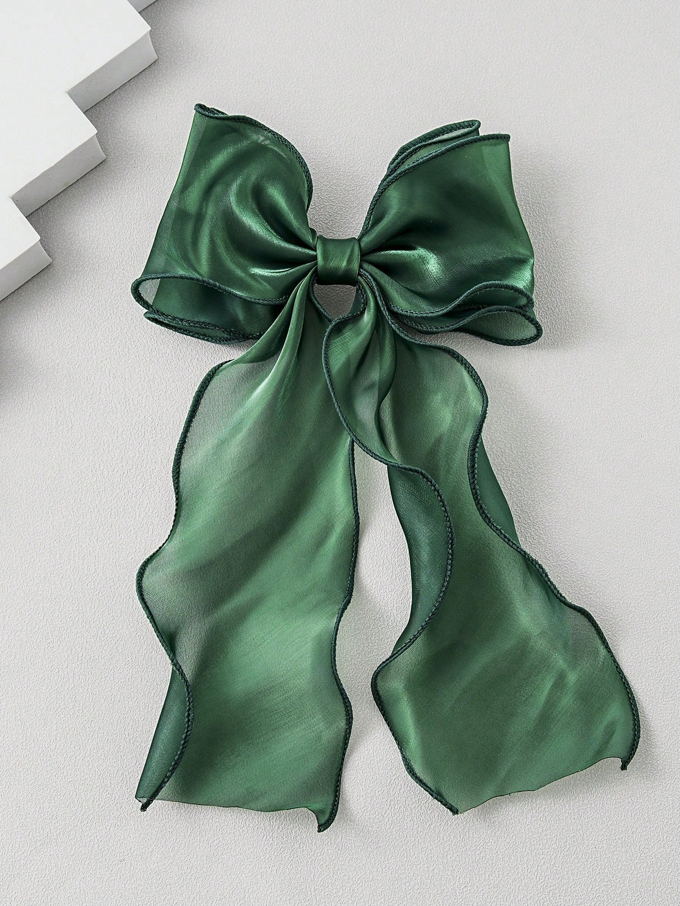 Gorgeous White Mesh Hair Clip With Butterfly Ribbon Streamers For Women's Hairstyling | SHEIN USA | SHEIN