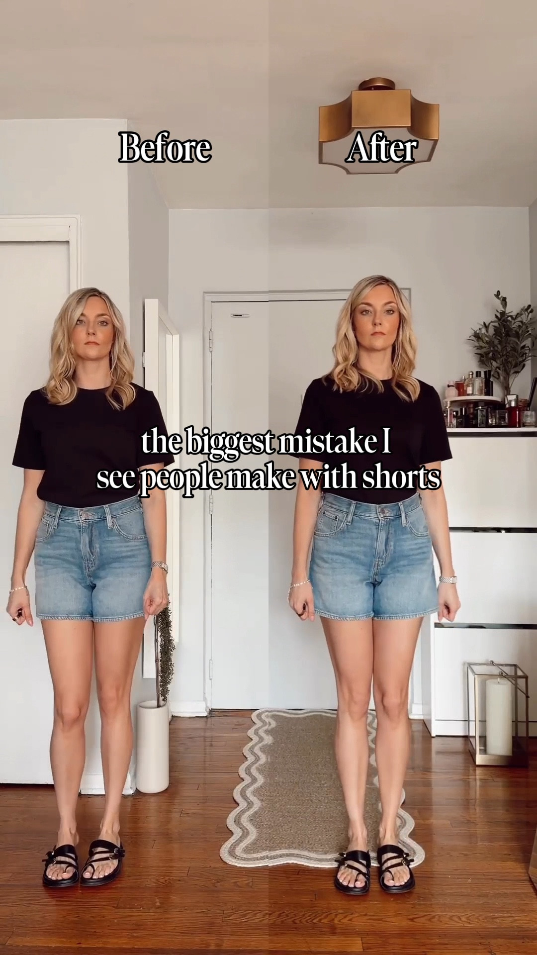 This is your reminder that the same pair of shorts can look completely different depending on how you style them. 

These Levi’s denim shorts are such a good spring-to-summer staple - and they can work on every body when styled with the right proportions.

Wearing size 26! 

outfit fixes, denim shorts outfit, outfit idea, Levi’s shorts 

#LTKdayinmylife #LTKgrwm #LTKootd
