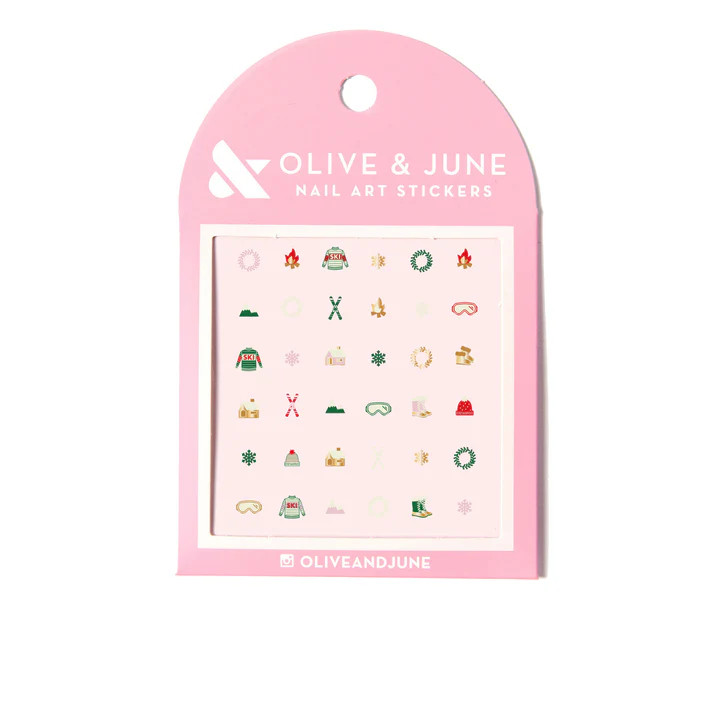 O&J Cozy Lodge Nail Art Stickers | Olive & June