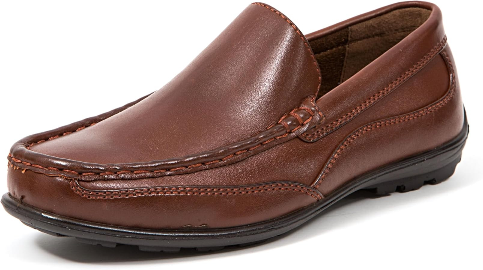 Deer Stags Boy's Booster Driving Moc Slip-On Loafer Flats Dress Shoes | Amazon (US)