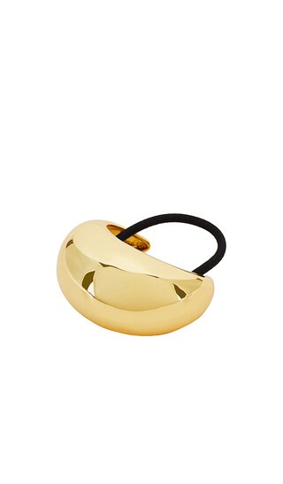 Glossy Dome Pony Cuff in Gold | Revolve Clothing (Global)