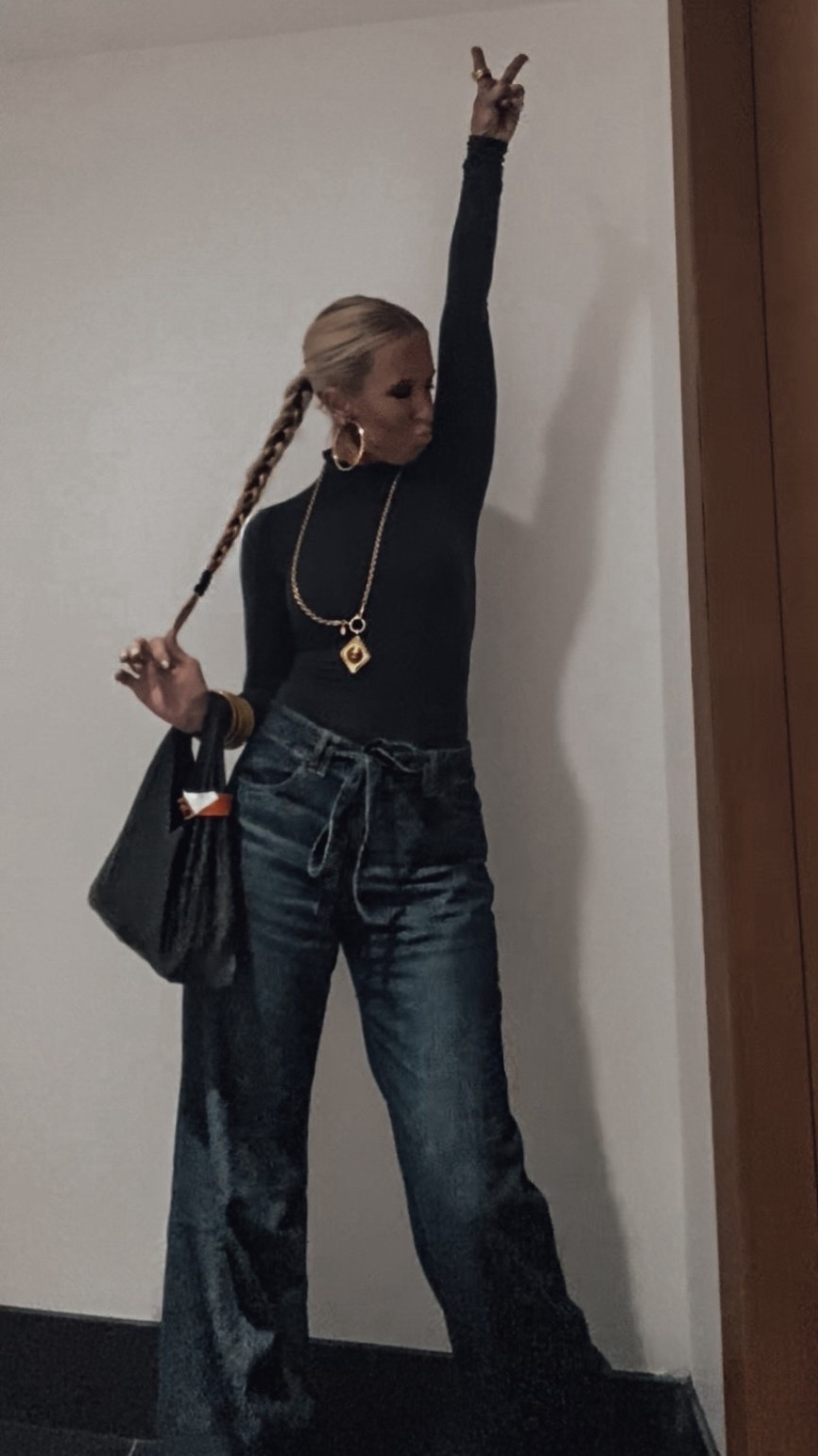 If you don’t have these jeans yet, they are like dress pants, but absolutely my favorites to go with clogs or boots this fall in a black leaked turtleneck. I’m in love.  

#LTKMidsize #LTKActive #LTKBeauty