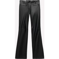 Zara - Flare Leather Pants With Studs Ludovic De Saint Sernin X Zara - Women - Black - Women | Zara US