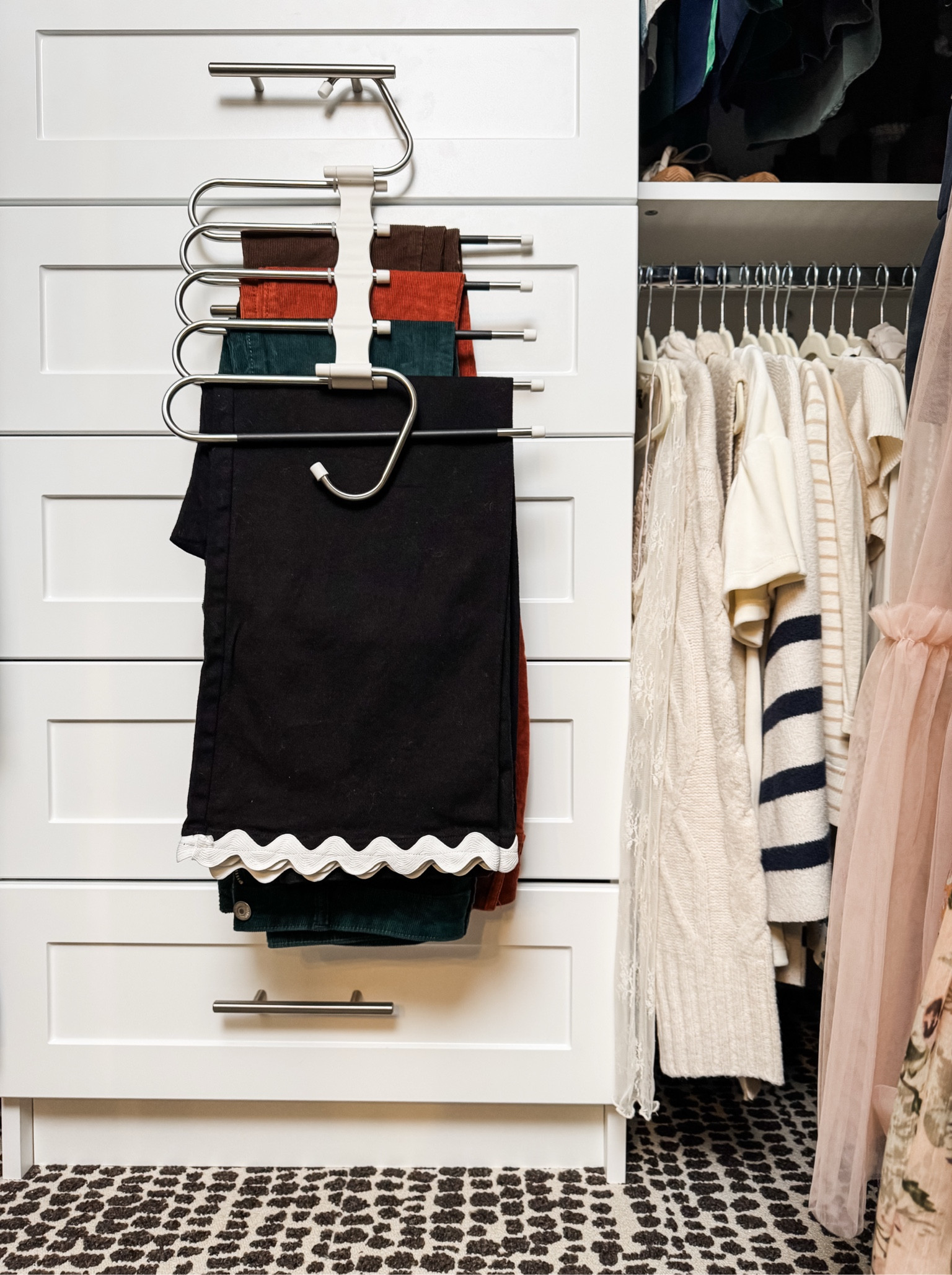Pants space saving hanger

#LTKHome #LTKStyleTip #LTKFindsUnder100