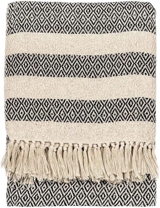 Sass & Belle Scandi Boho Blanket Throw | Amazon (UK)