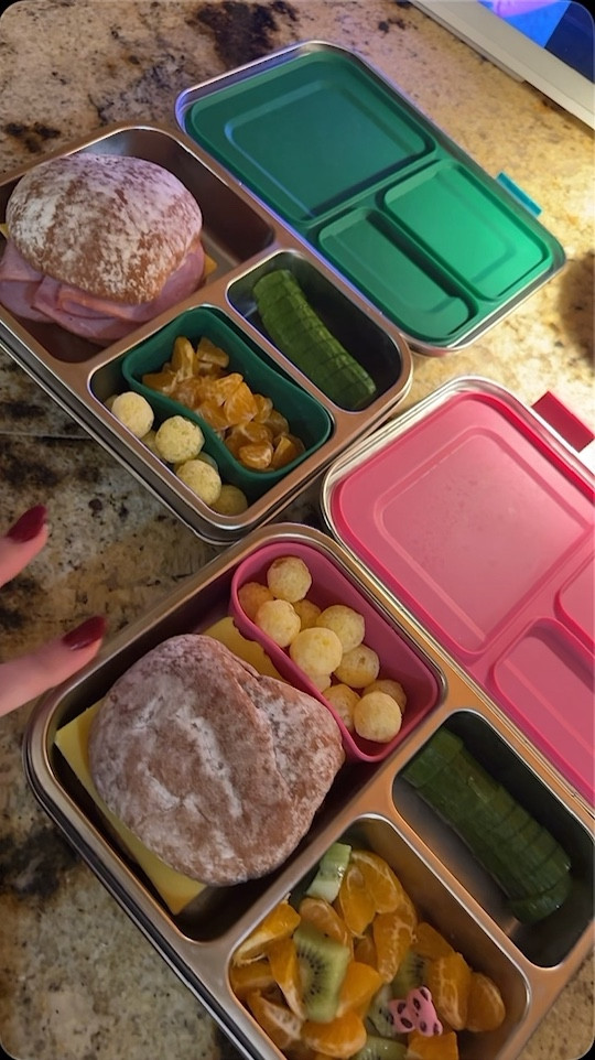 Black Friday Deal Stainless Steel Bento Box - so much space removable silicone insert and so easy to clean! Custom stickers are dishwasher safe! Kids lunch bento box non-toxic 

#LTKKids #LTKmomlife #LTKCyberWeek