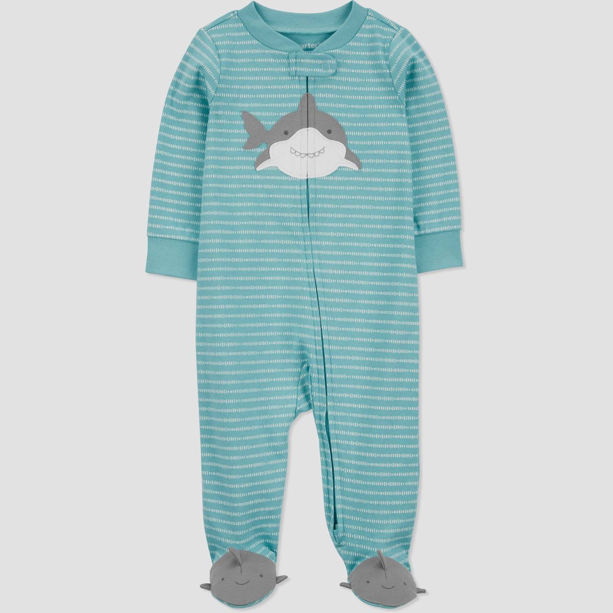 Carter's Just One You®️ Baby Boys' Striped Shark Sleep N' Play - Blue | Target