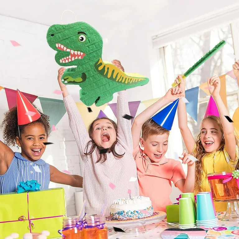 JBeeCtrl Dinosaur Pinata for Boys Bundle with a Blindfold and Bat (16.1x13.4x3.5 Inches), T-Rex D... | Walmart (US)