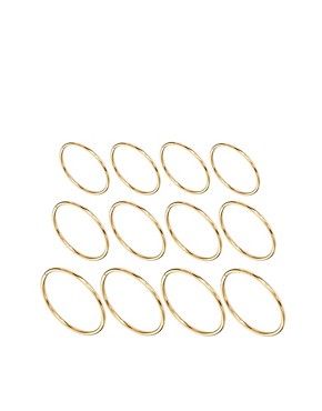 ASOS Multipack Fine Every Finger Rings | ASOS US