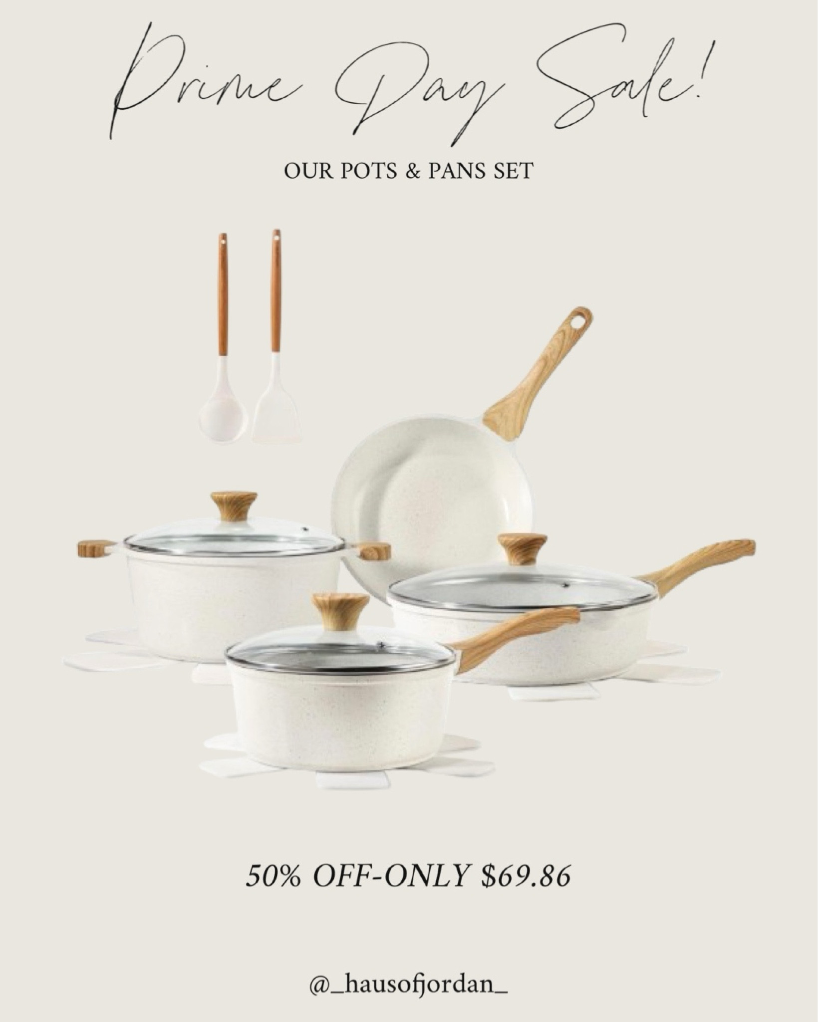 Our pots & pans set is on sale for Prime Day! We’ve had these for about 5 months now and still love them! Any stubborn stains we’ve had have come right off with baking soda. 🫧

#LTKHome #LTKSaleAlert